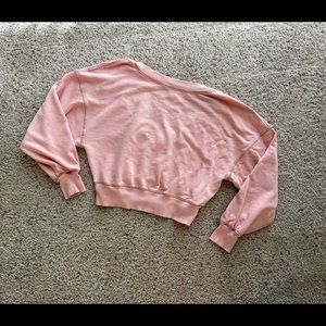 Free People Pale Pink sweatshirt